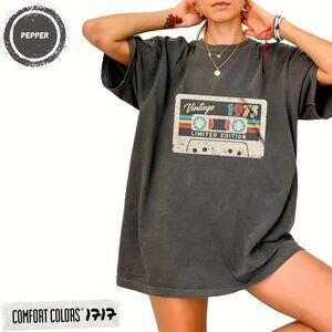 50th Birthday Shirt, Vintage 1975 Limited Edition Cassette T-Shirt